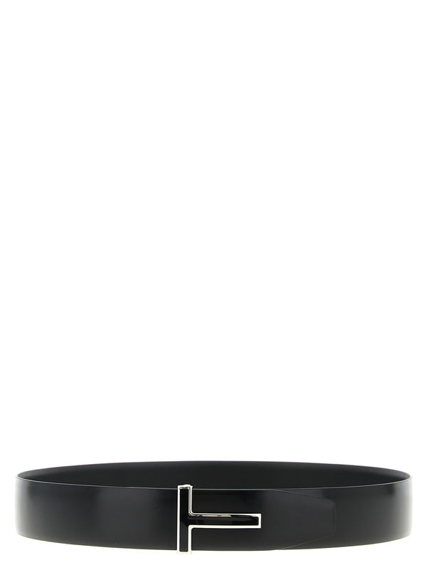 Tom Ford 100% Calfskin Leather belt in black