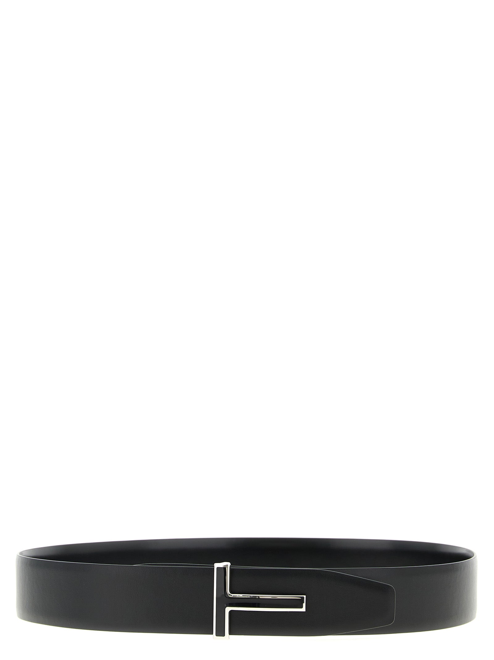 Tom Ford 100% Calfskin Leather belt in black — view 2