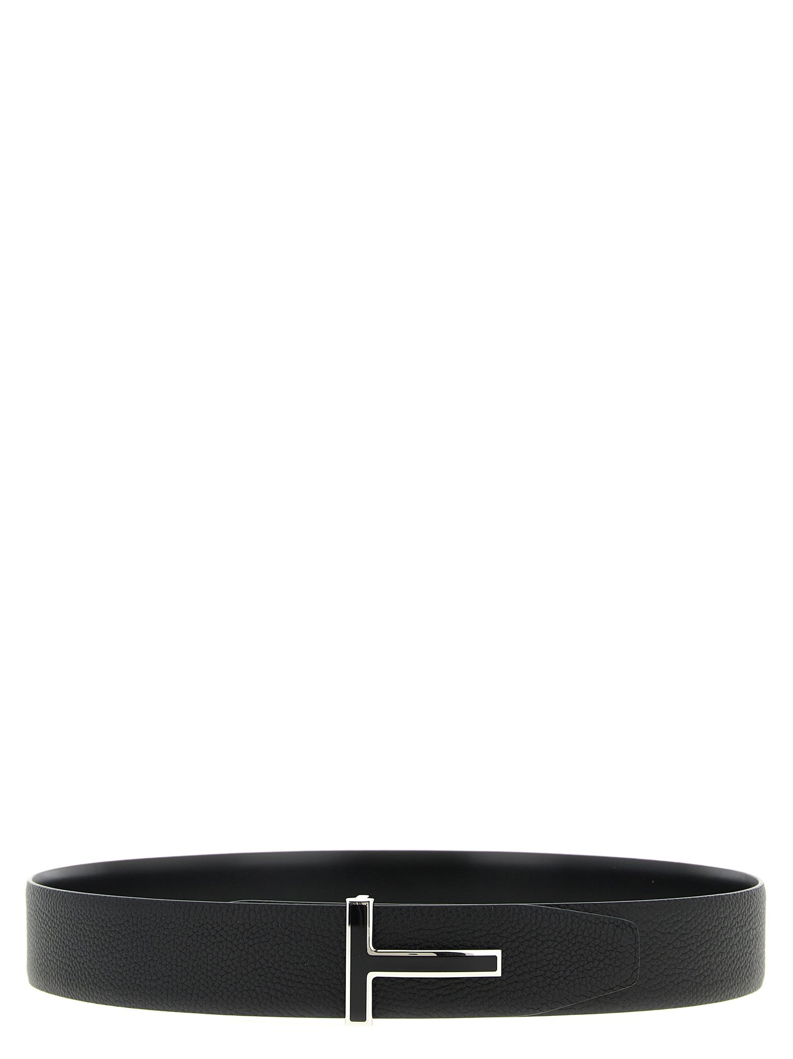 Tom Ford 100% Calfskin Leather belt in black
