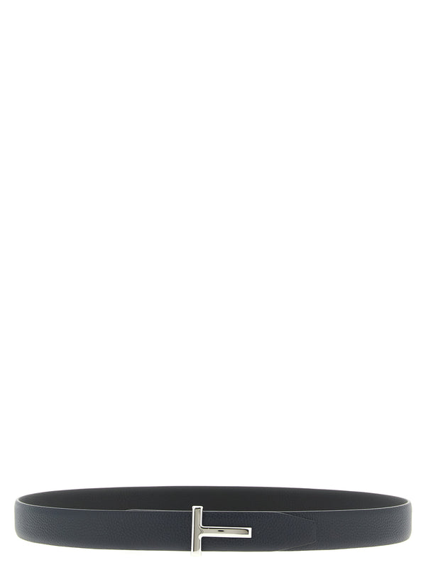 Tom Ford 100% calfskin leather belt in black