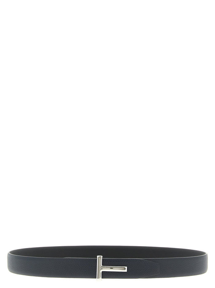 Tom Ford 100% calfskin leather belt in black