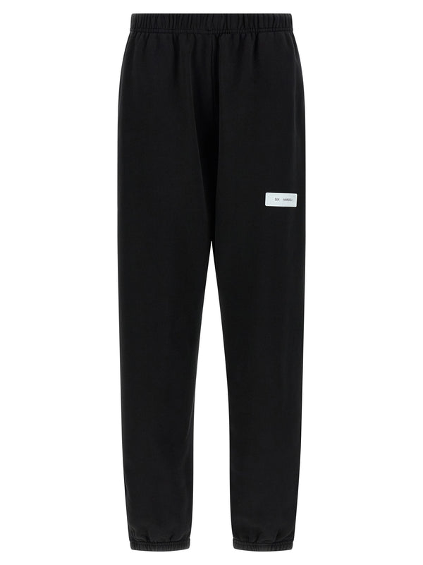 MM6 Maison Margiela 100% cotton joggers in black
