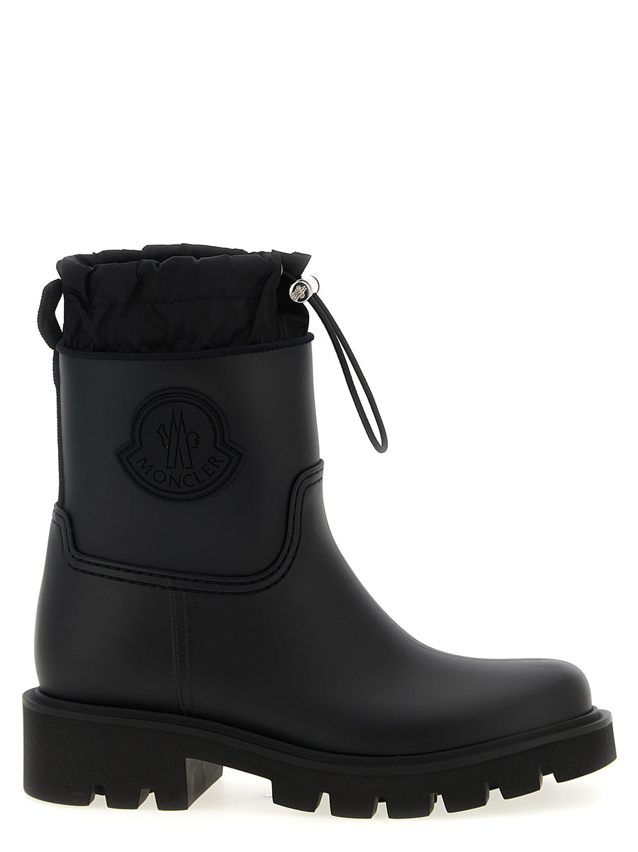 Moncler 100% PVC with nylon boot in black