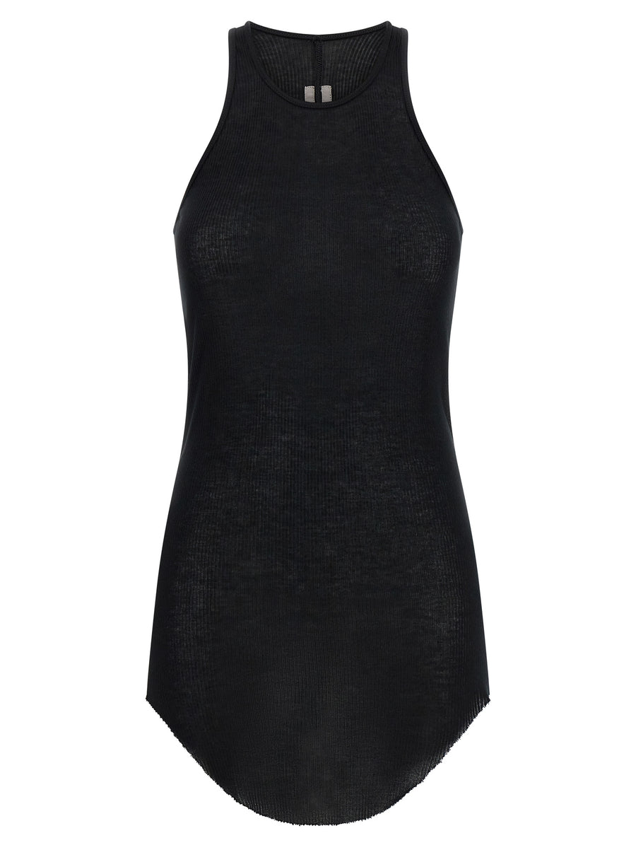 Rick Owens 88% Viscose tank top in black