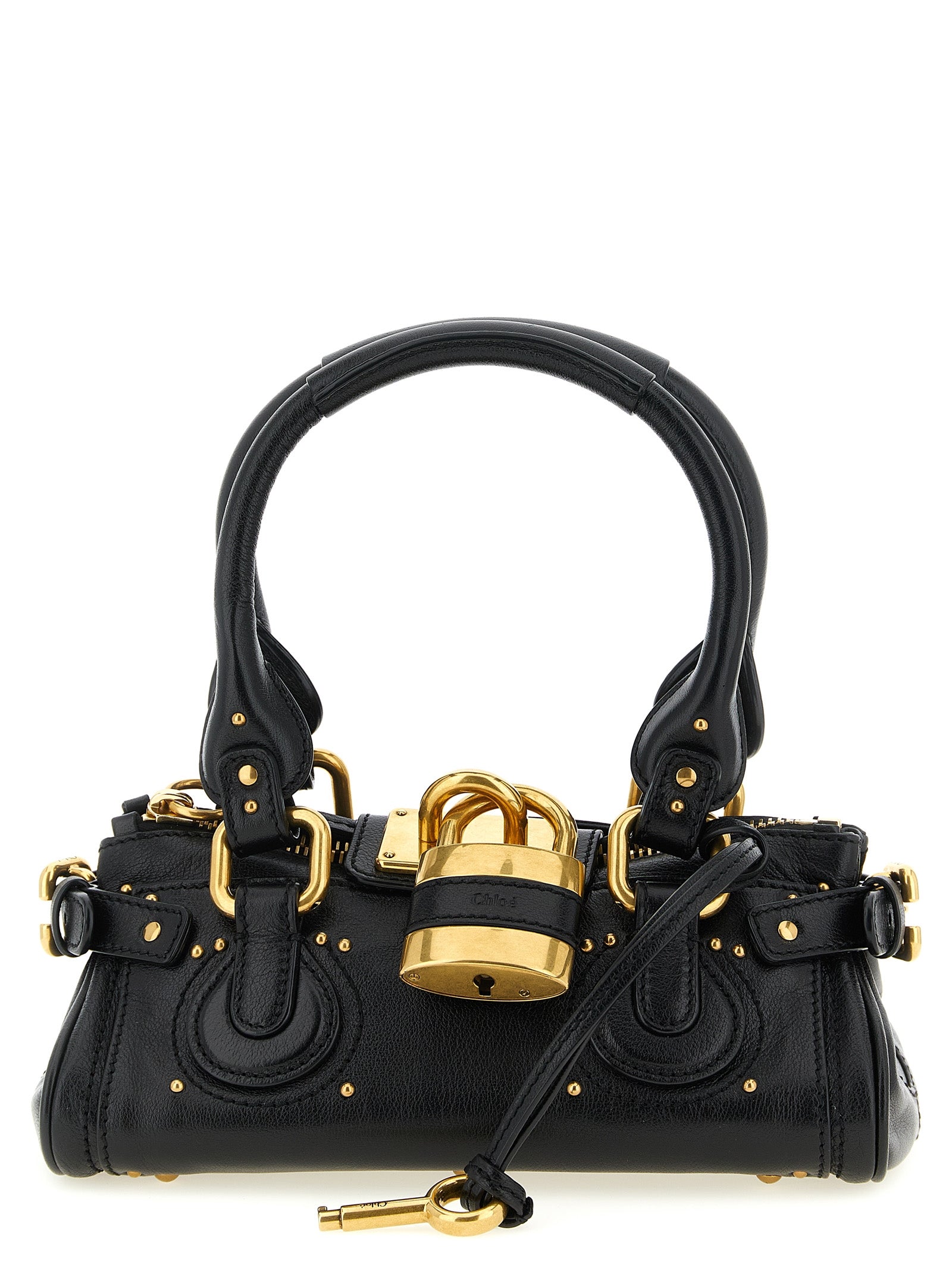 Black Buffalo Leather Handbag Bag