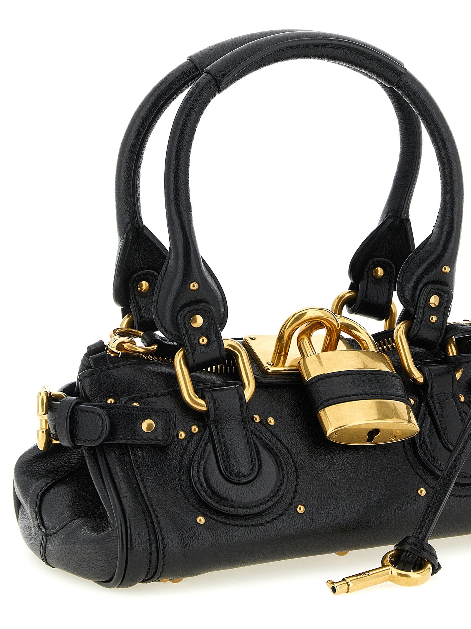 Black Buffalo Leather Handbag Bag