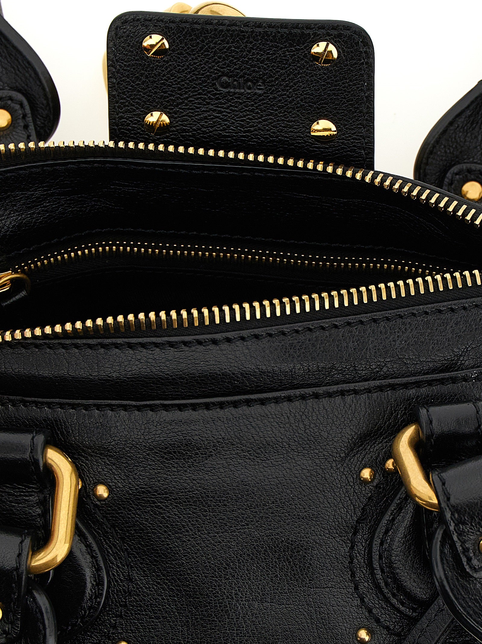 Black Buffalo Leather Handbag Bag