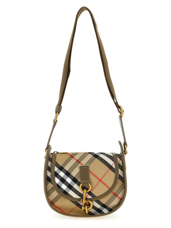 Burberry 65% polyester crossbody bag in multicolor