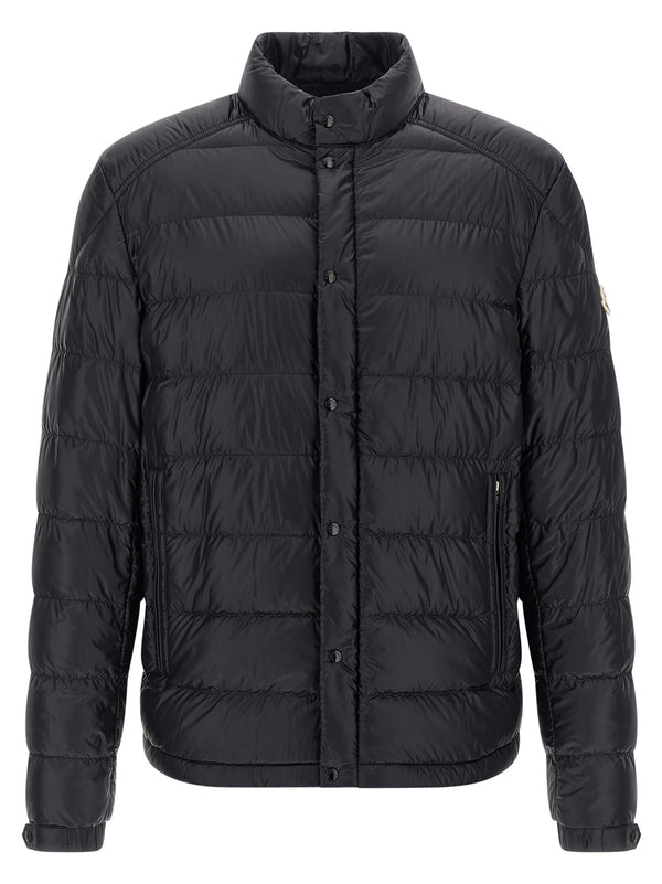 Moncler 100% polyamide down jacket in black