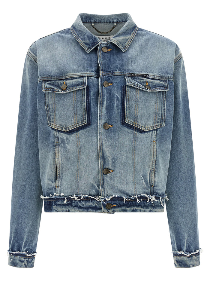 Maison Margiela 100% Cotton jacket in blue