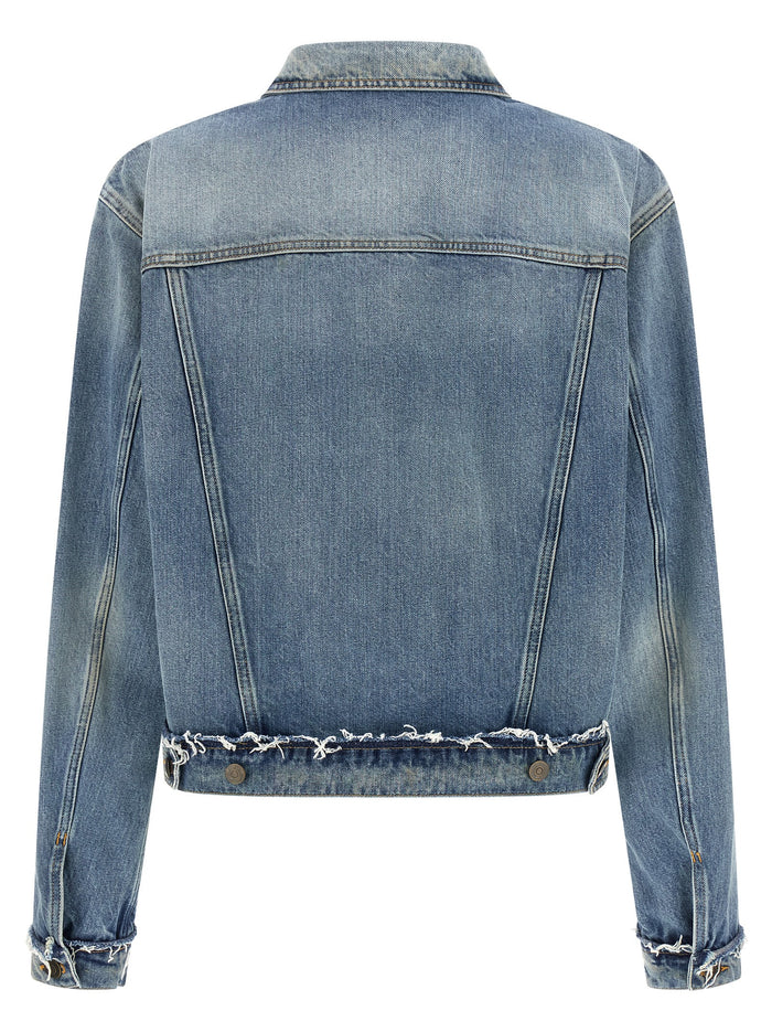 Maison Margiela 100% Cotton jacket in blue — view 2