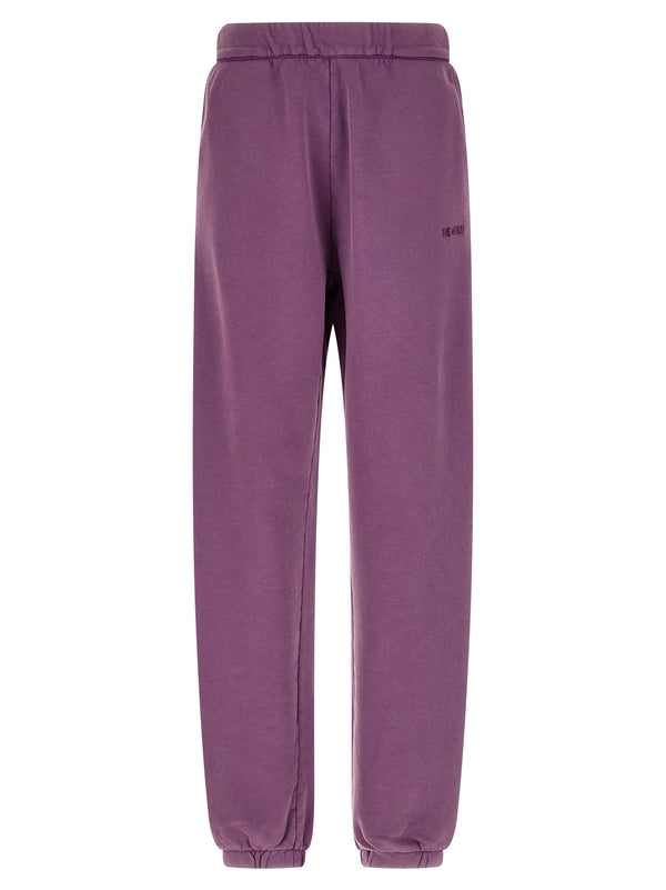 The Attico 100% cotton joggers in purple