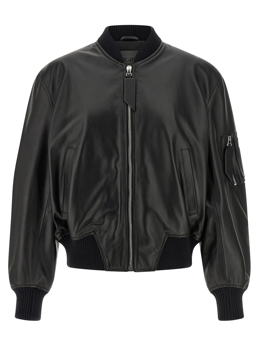Black Lamb Leather Jacket Clothing