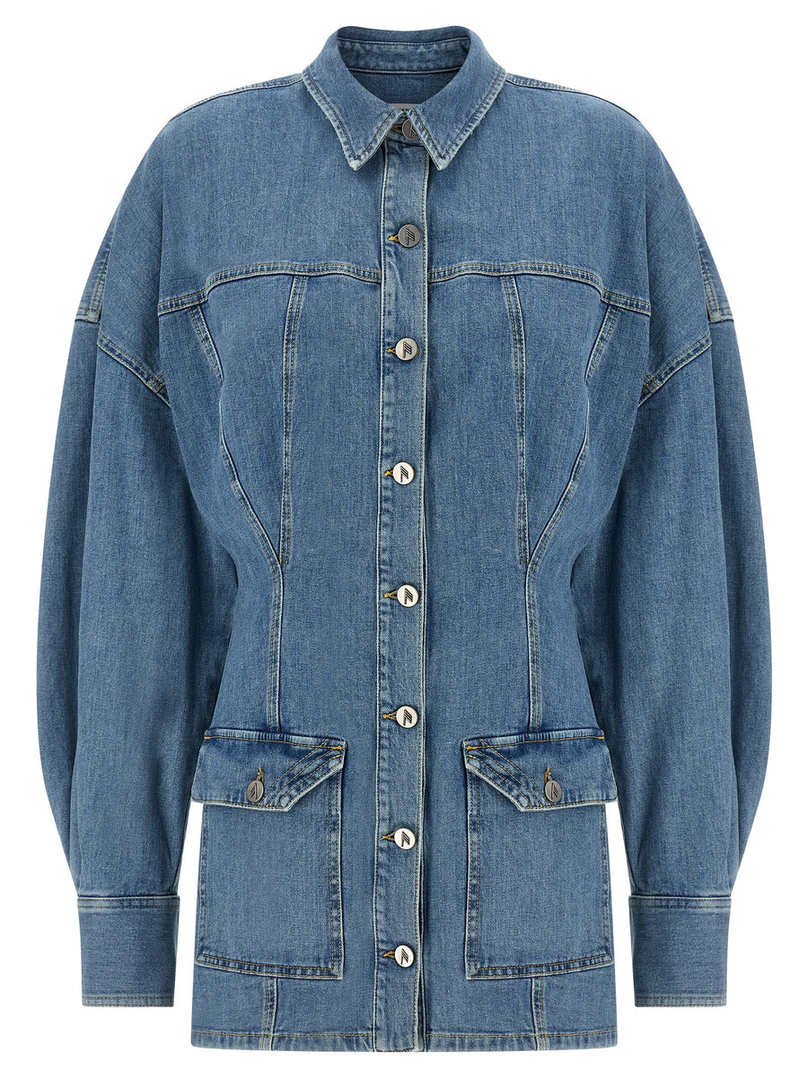 The Attico Cotton jacket in blue