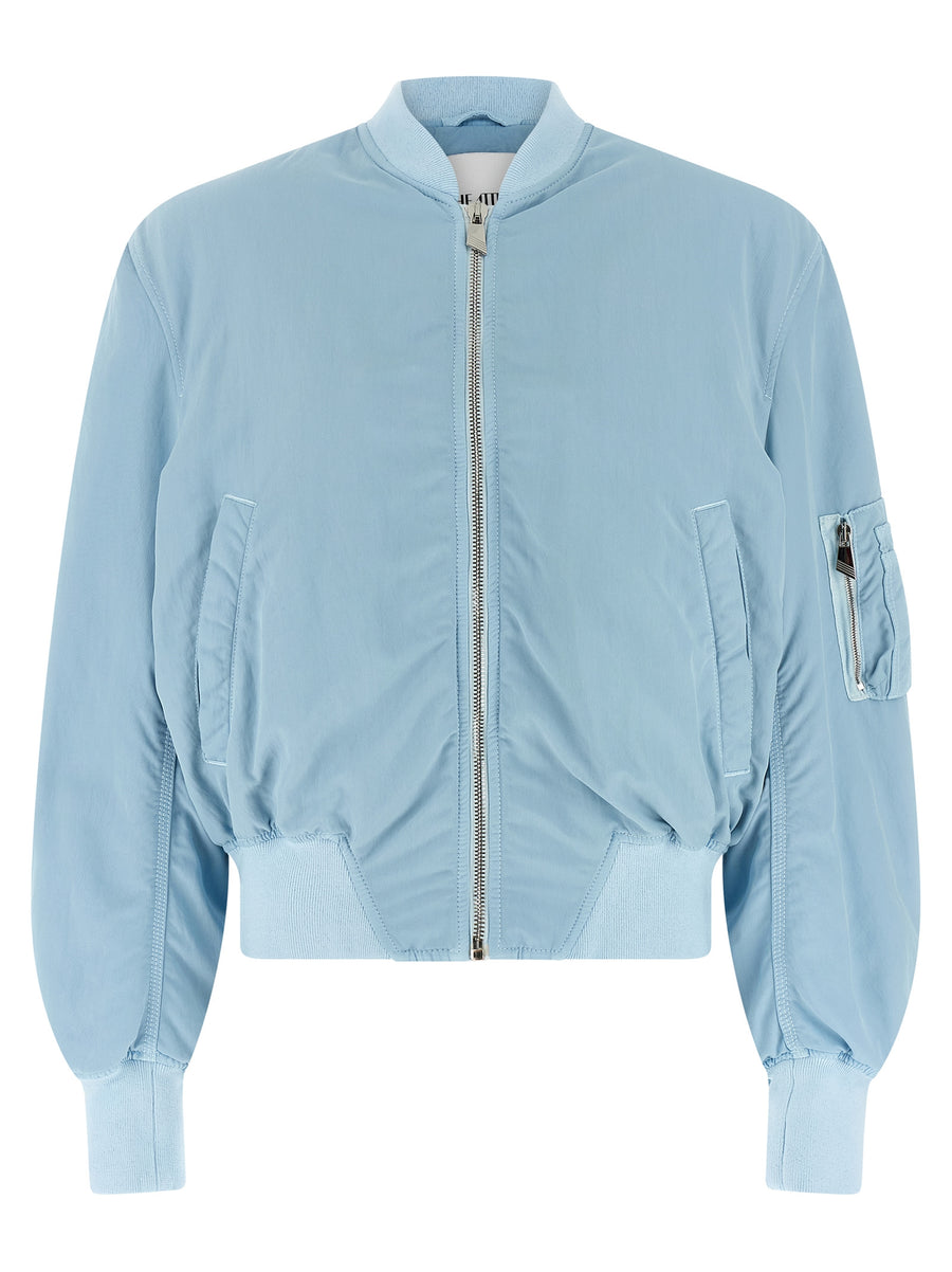 The Attico 100% Polyamide jacket in blue