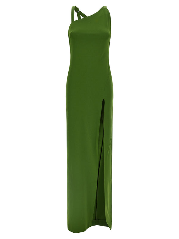 The Attico 65% Viscose dress in green