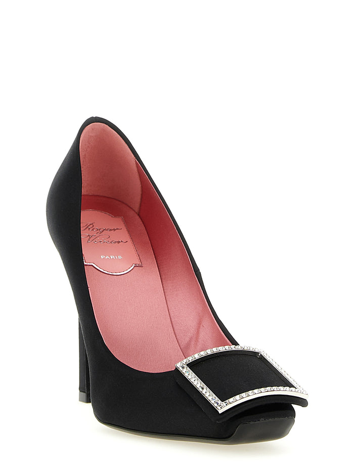 Roger Vivier 68% Viscose pump in black — view 2