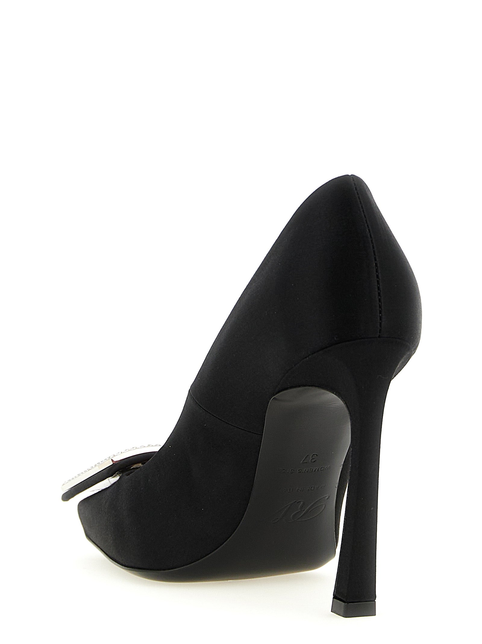 Roger Vivier 68% Viscose pump in black — view 3