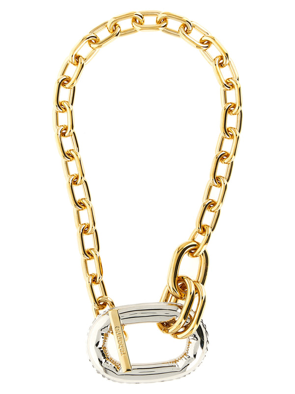 Paco Rabanne 50% brass necklace in gold
