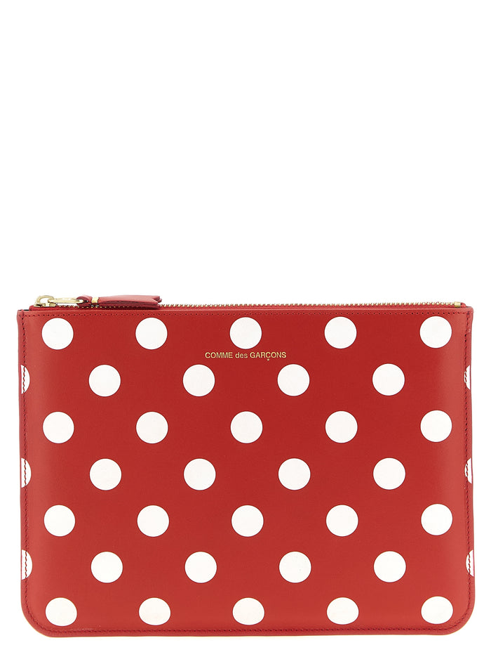 Comme des Garçons 100% Calfskin Leather wallet in red