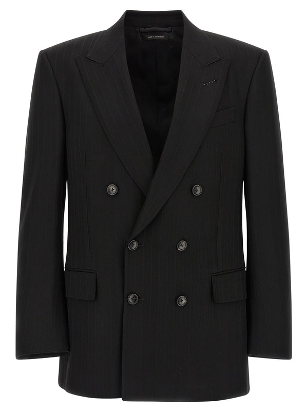 Tom Ford 100% wool blazer in black