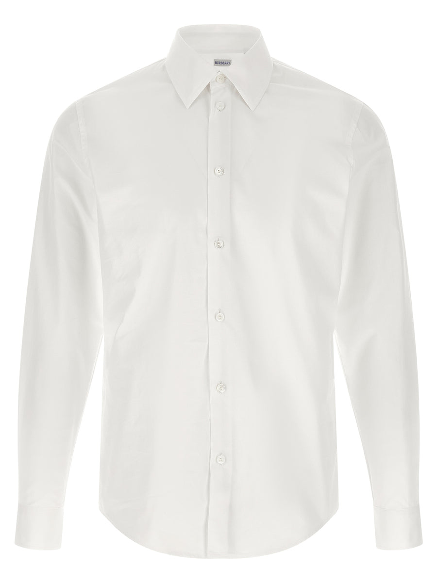 Burberry 100% cotton shirt in white