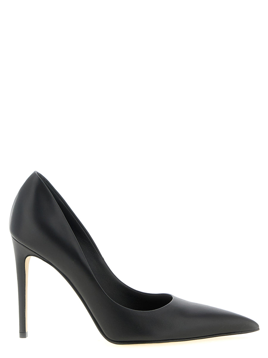 Alexander McQueen 100% Calfskin Leather pump in black