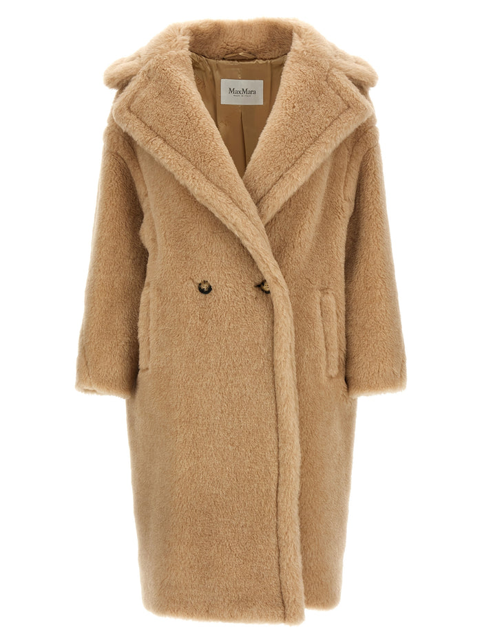 Max Mara 62% Alpaca coat in beige