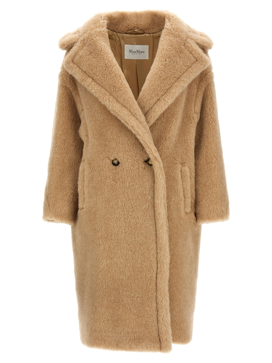 Max Mara 62% Alpaca coat in beige