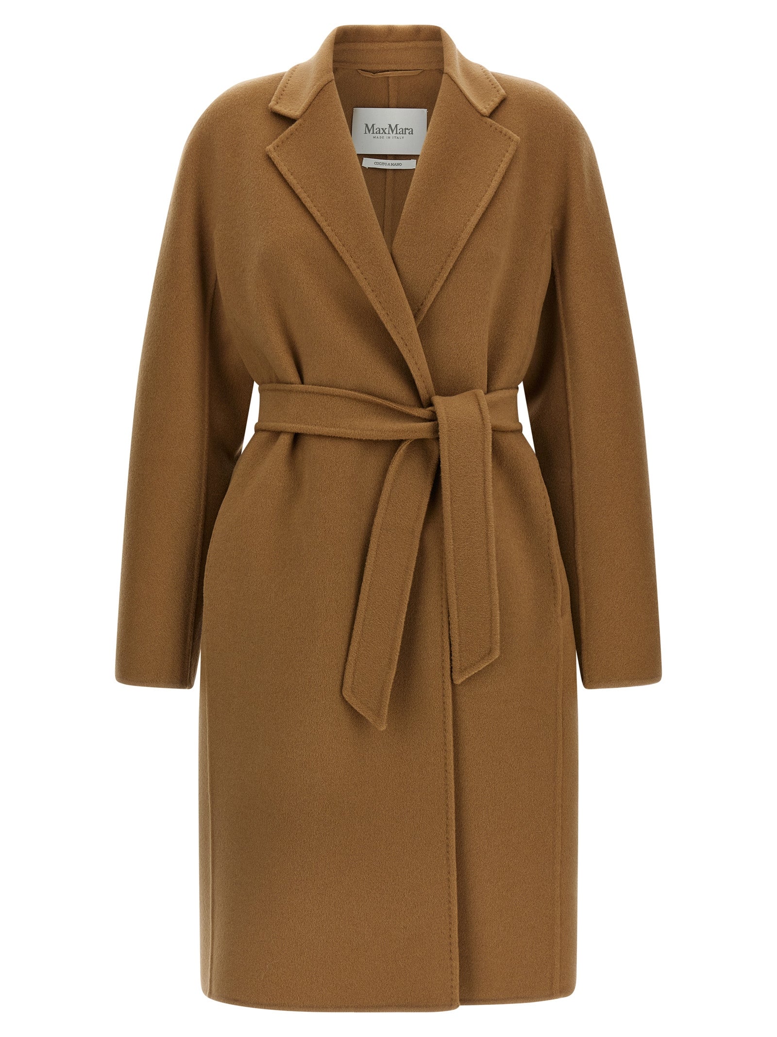 Max Mara 100% cashmere coat in beige