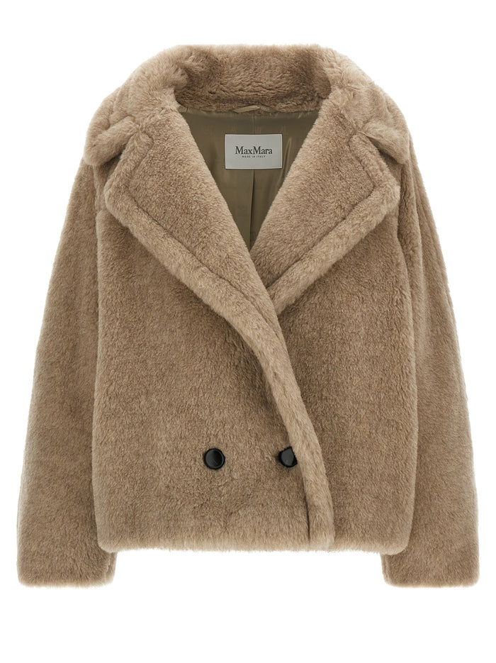 Max Mara Alpaca coat in beige