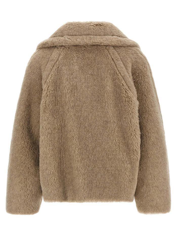 Max Mara Alpaca coat in beige — view 2