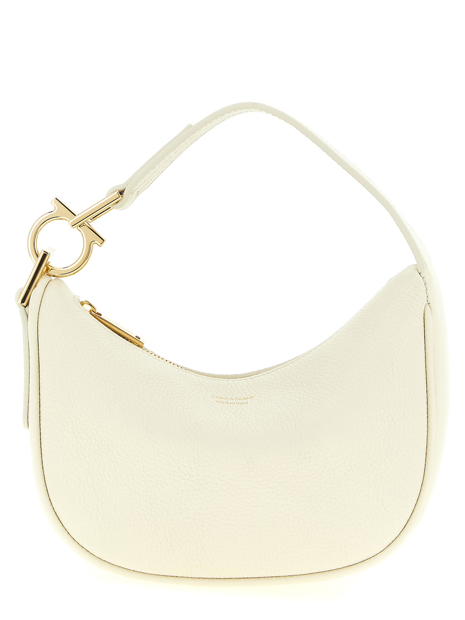 White Calfskin Handbag Bag