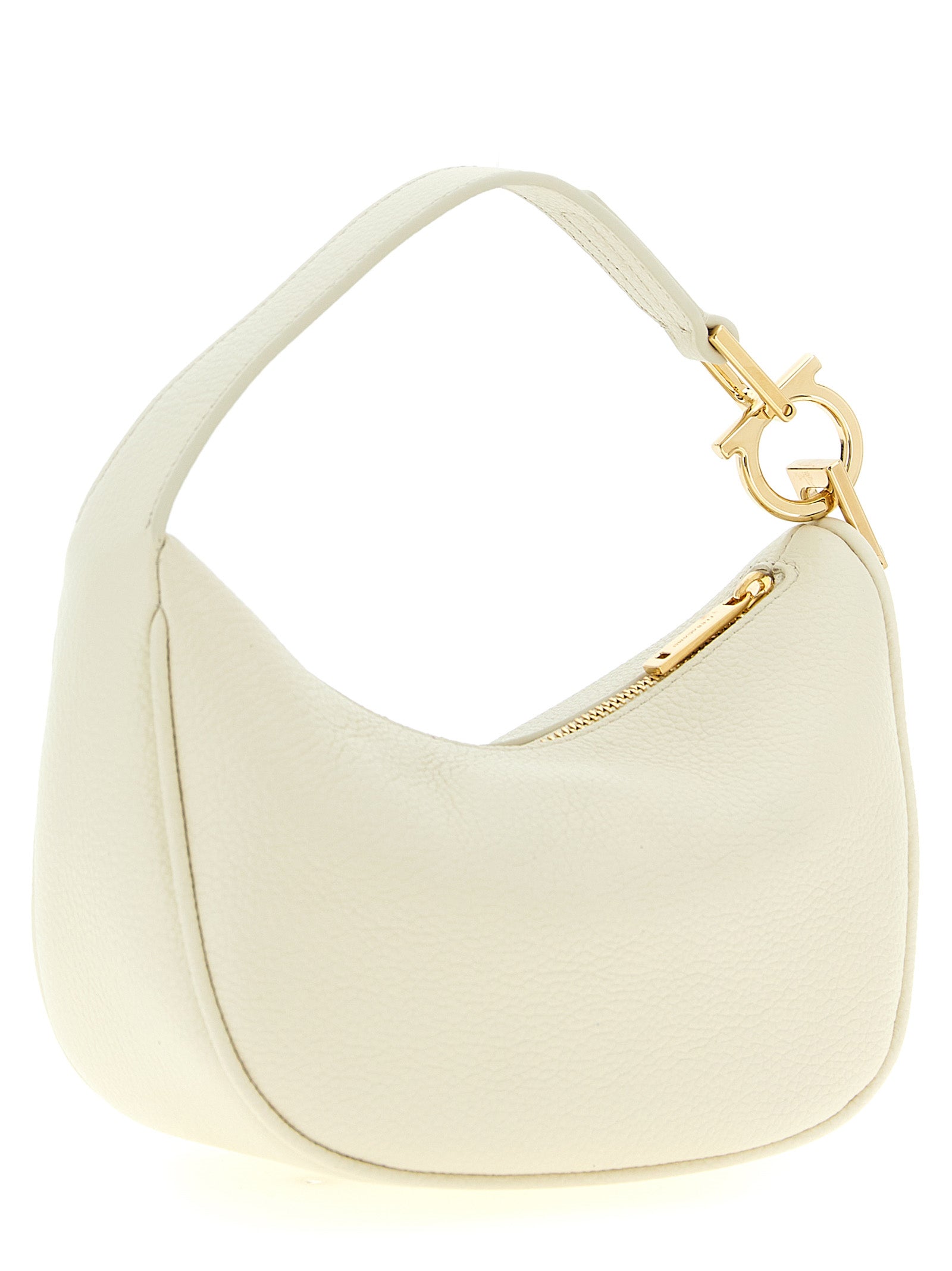 White Calfskin Handbag Bag