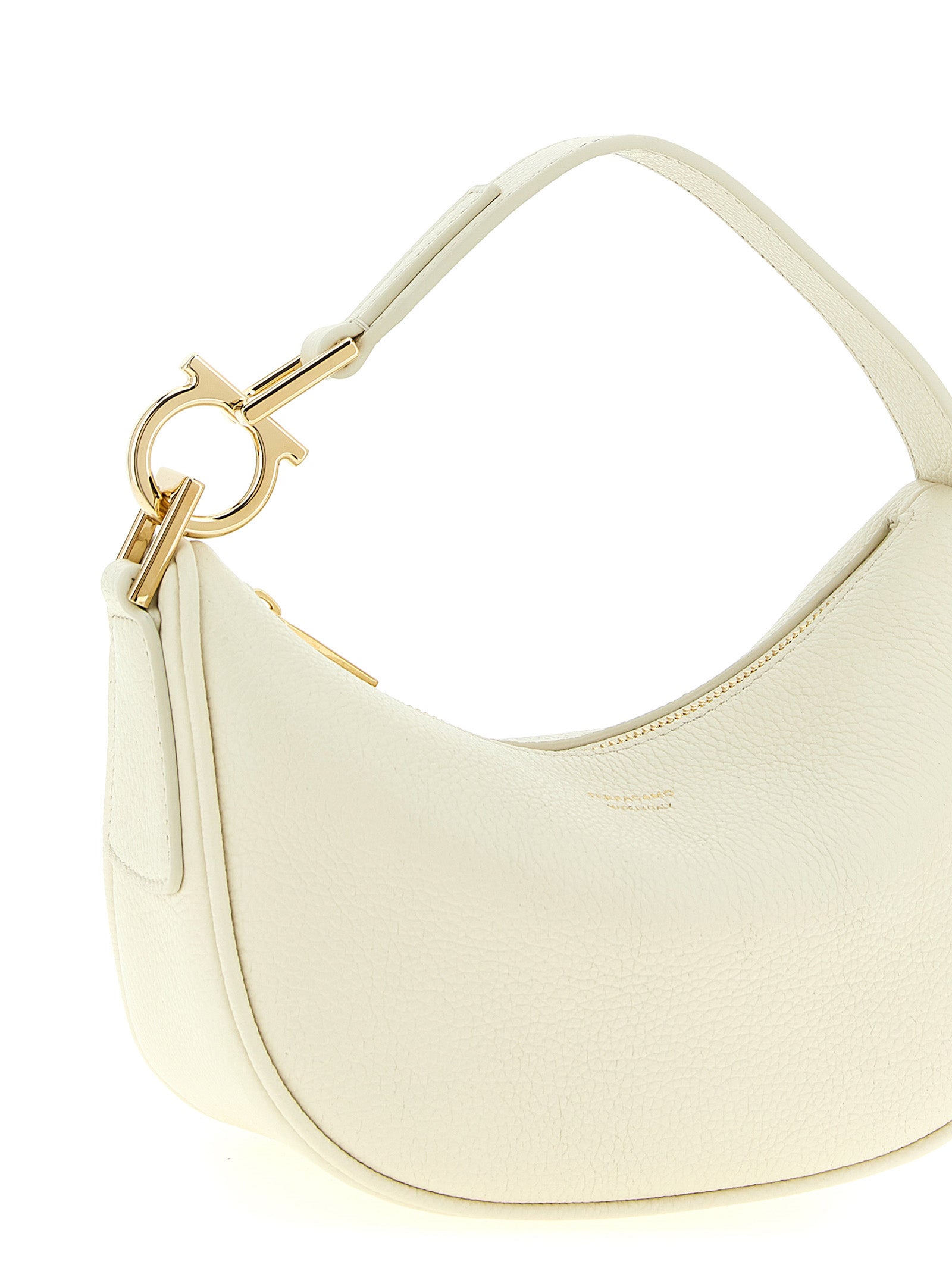 White Calfskin Handbag Bag