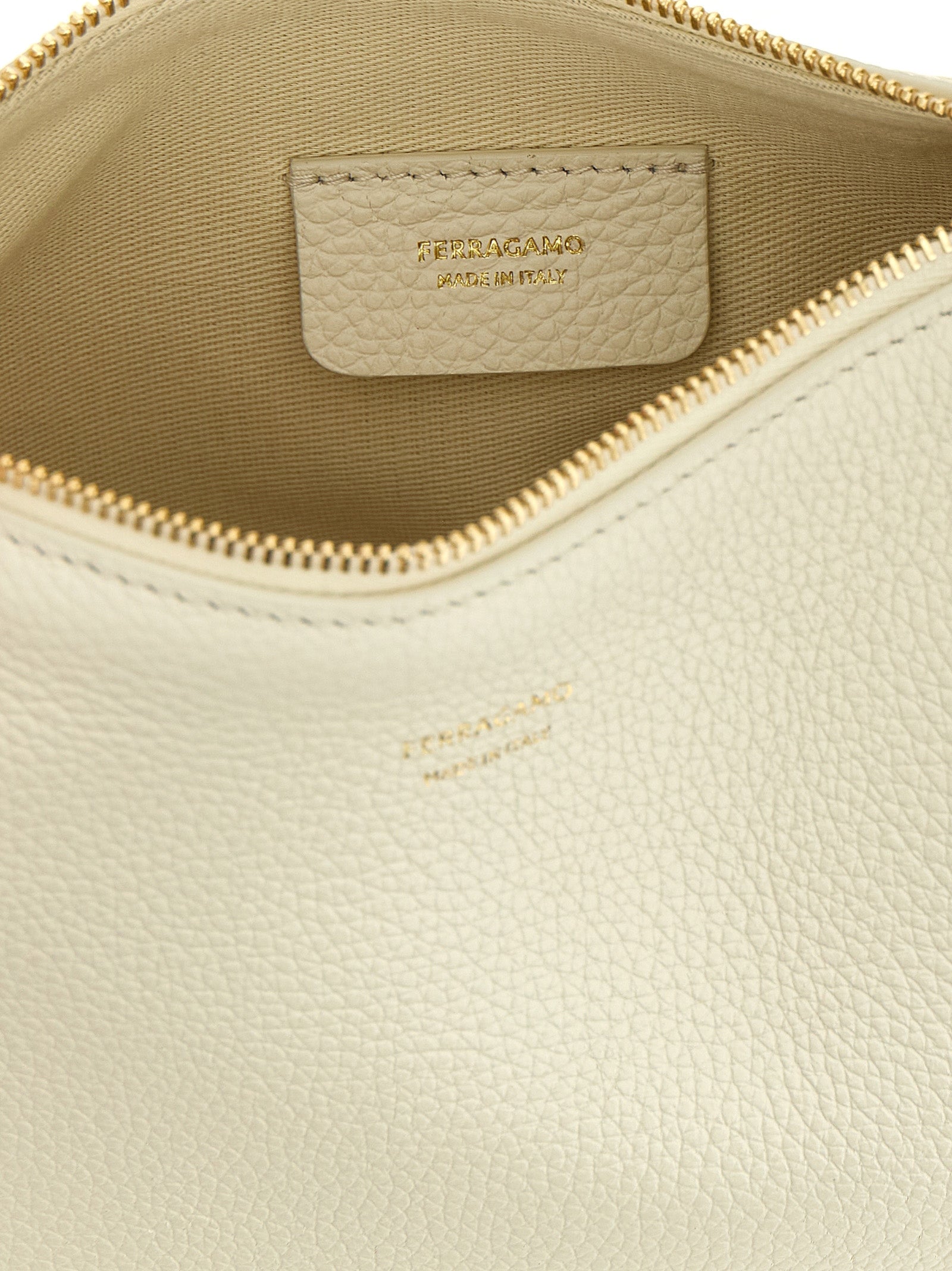 White Calfskin Handbag Bag