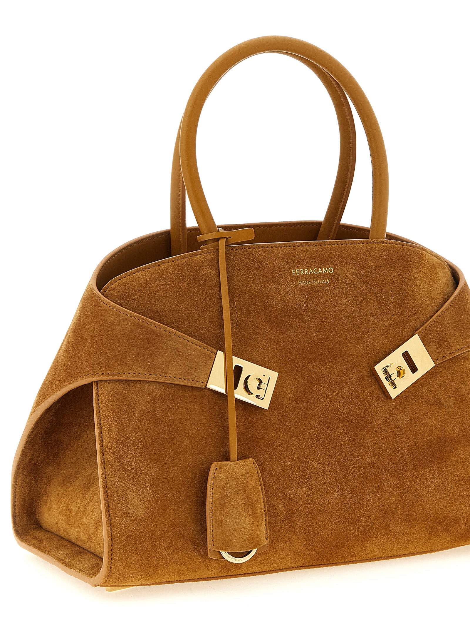 Beige Goatskin Handbag Bag