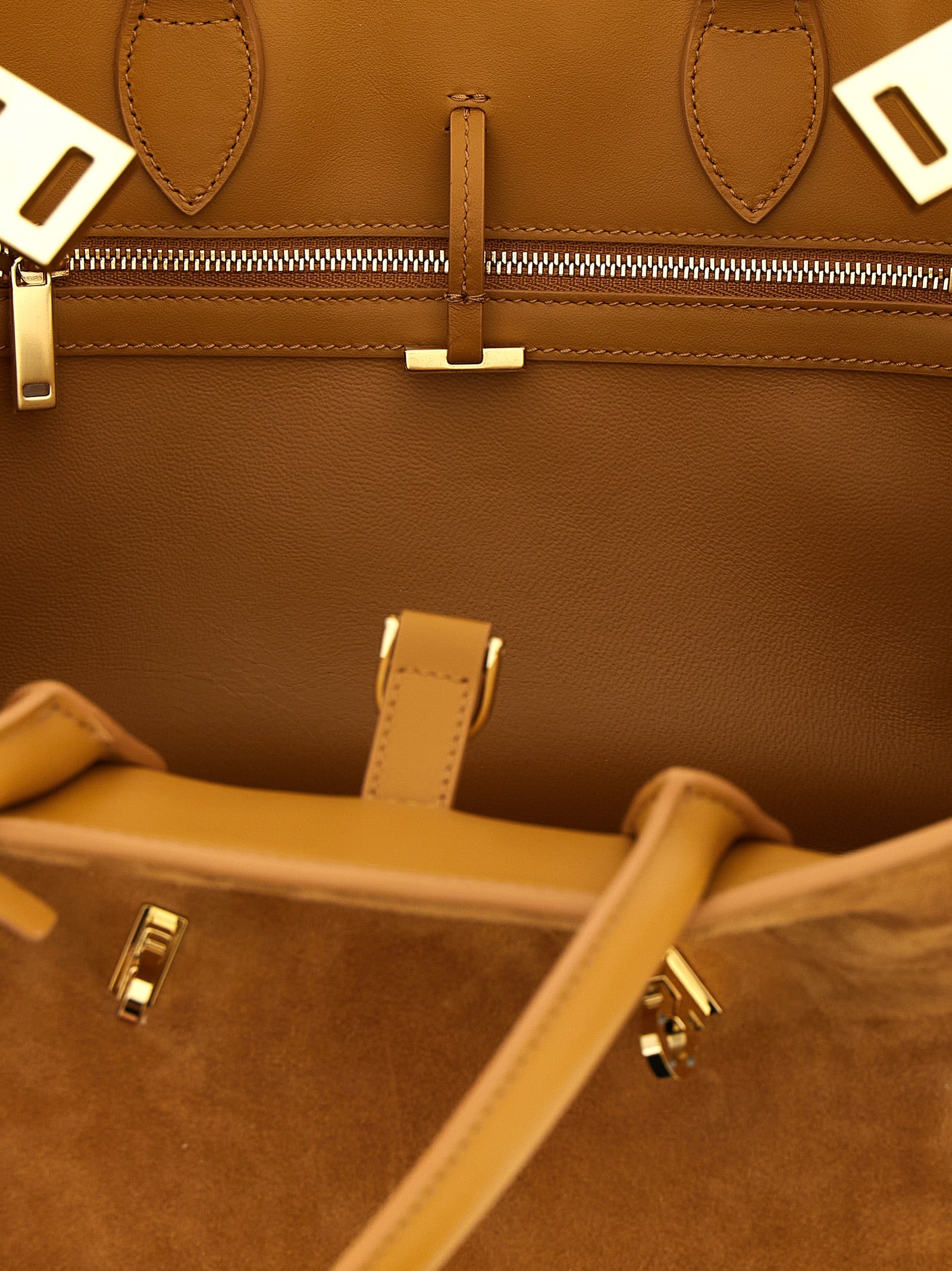Beige Goatskin Handbag Bag