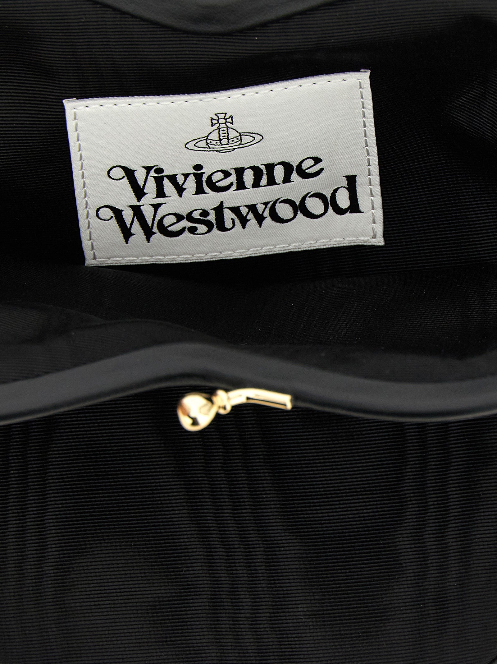 Black Viscose Handbag Bag