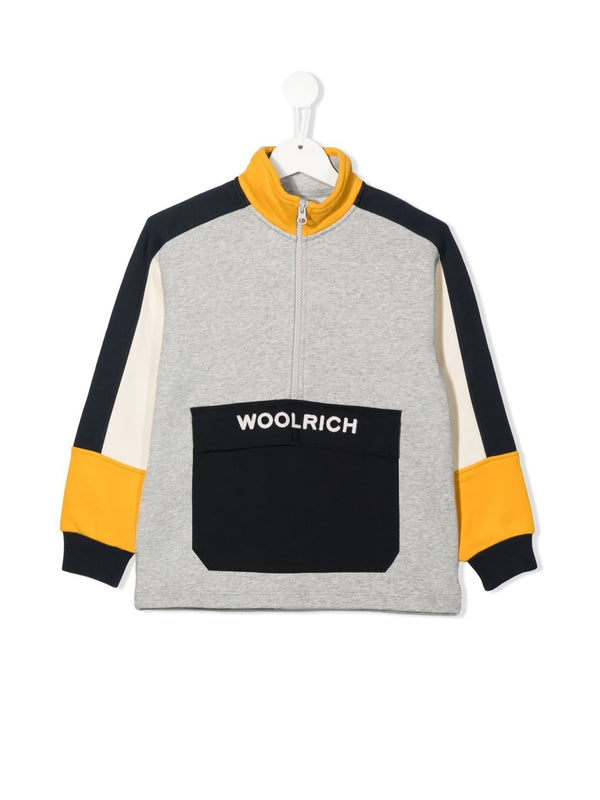 Anorak Colourblock Multicolour Cotton Polyester Jacket