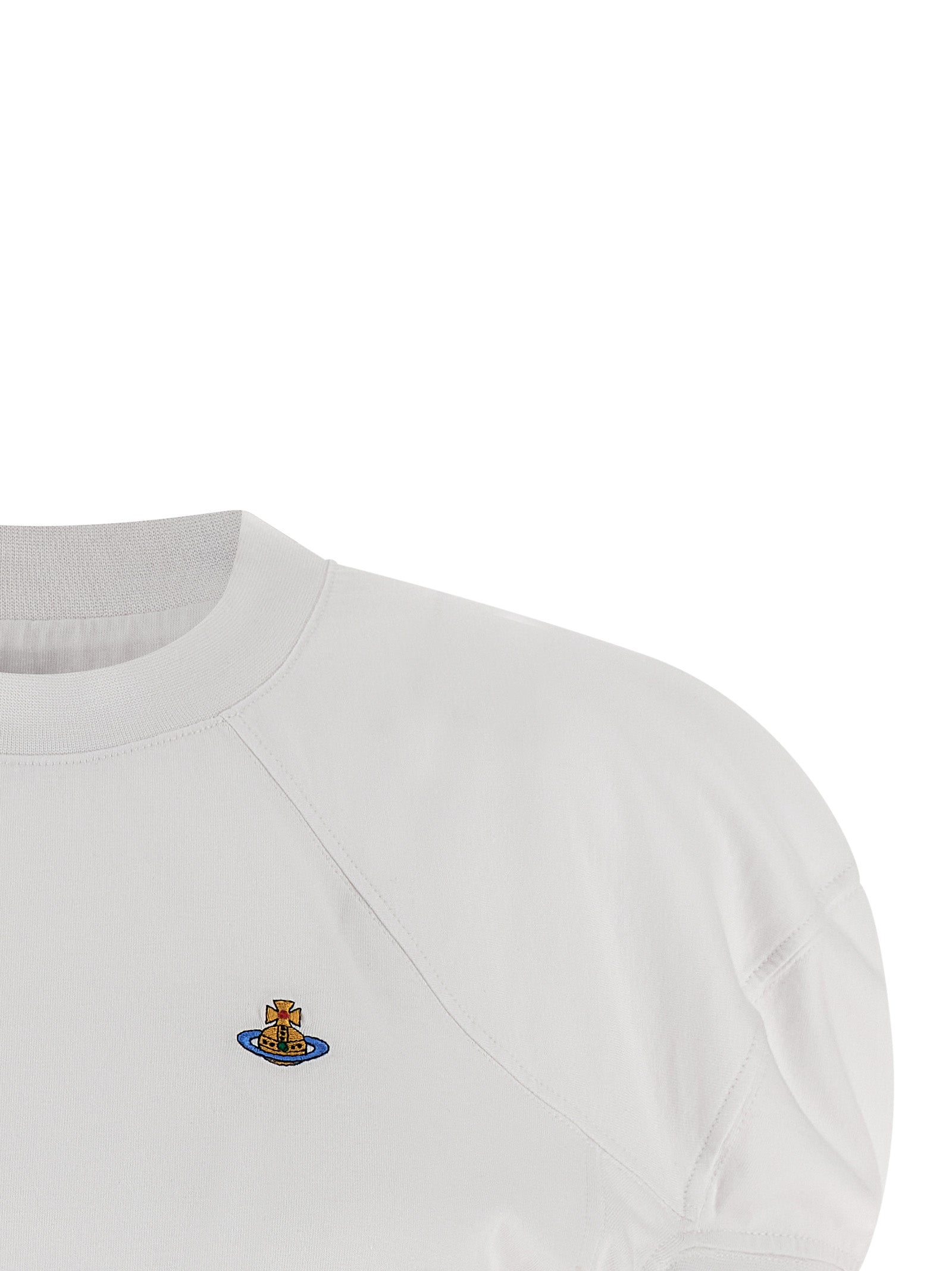 Vivienne Westwood 100% Cotton sweatshirt in white — view 3
