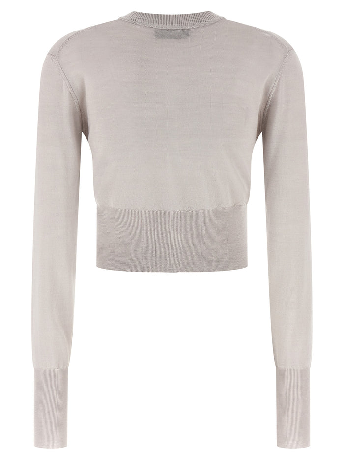 Vivienne Westwood 70% wool cardigan in gray — view 2