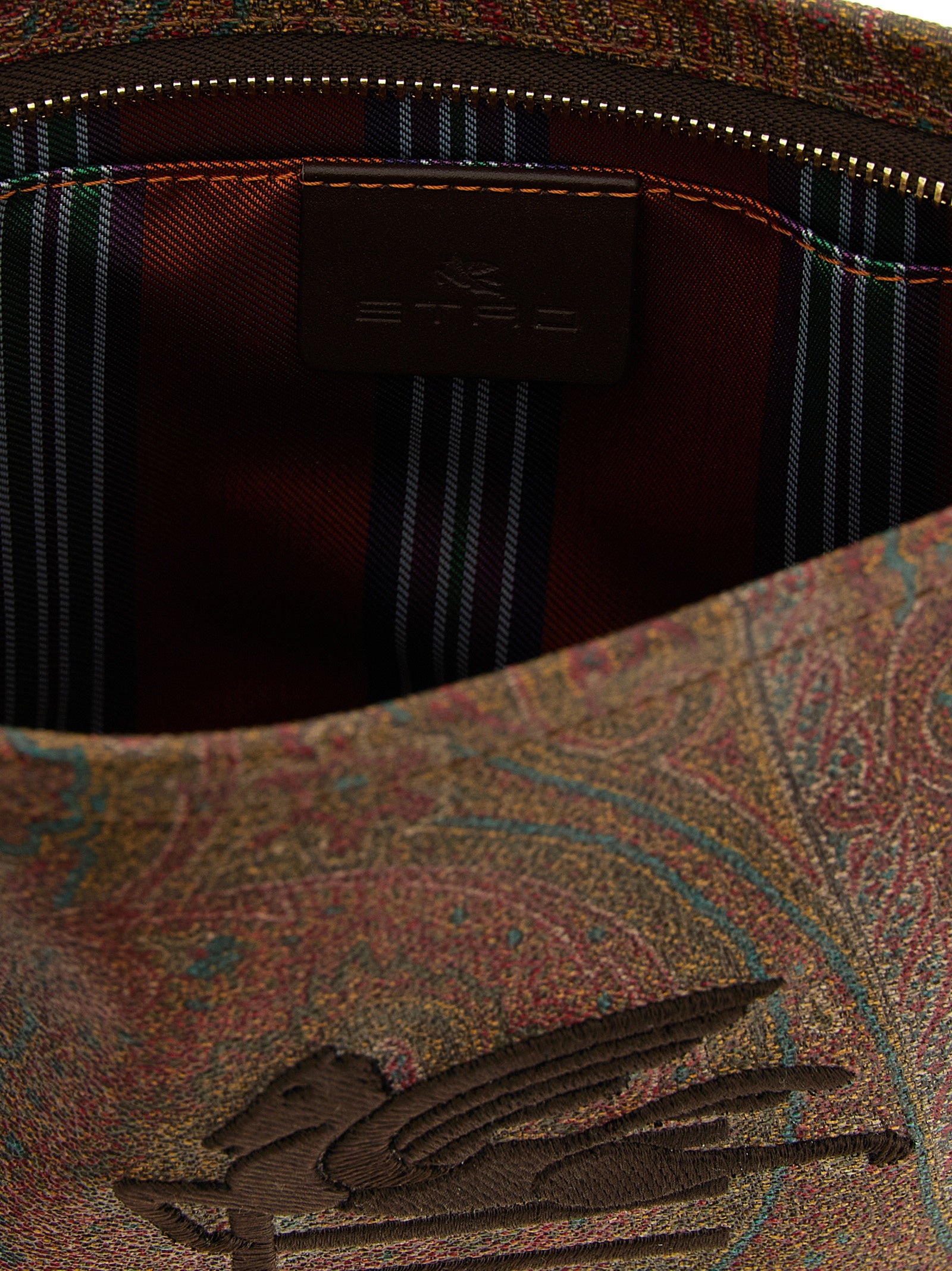Multicolor Cotton Clutch Bag