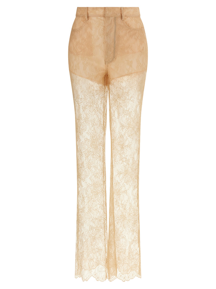 Giuseppe Di Morabito 100% Polyamide trousers in beige