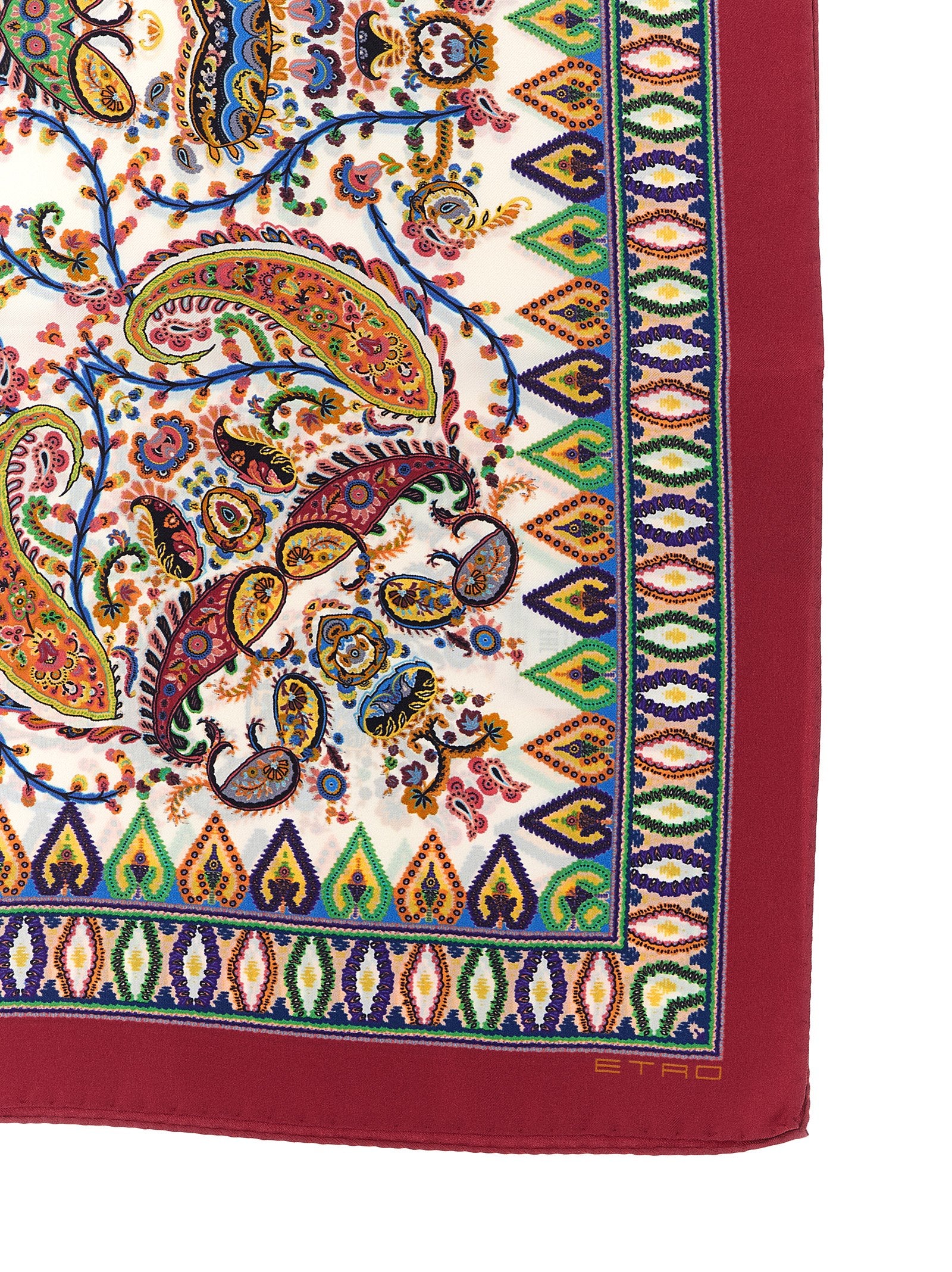 Etro 100% Silk scarf in multicolor — view 2