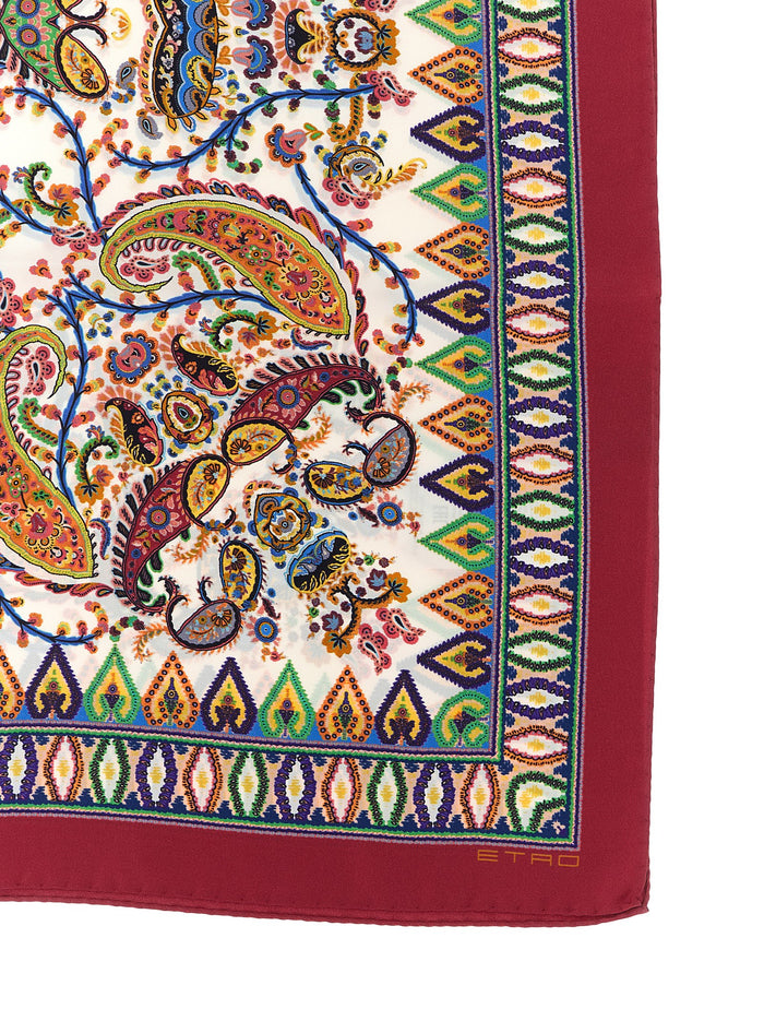 Etro 100% Silk scarf in multicolor — view 2