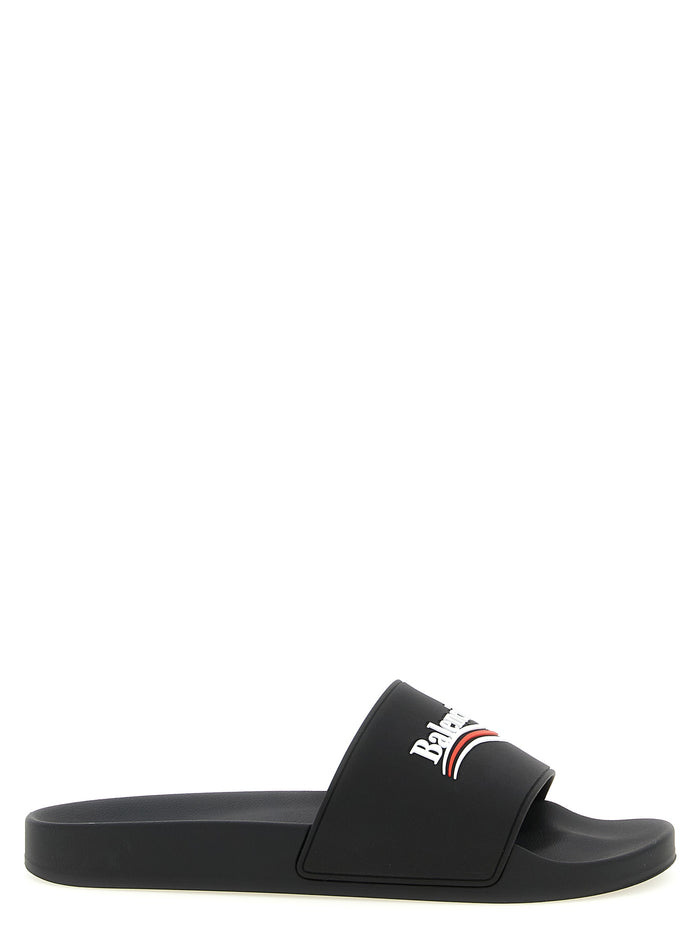Balenciaga 100% Thermoplastic polyurethane (TPU) slide in black