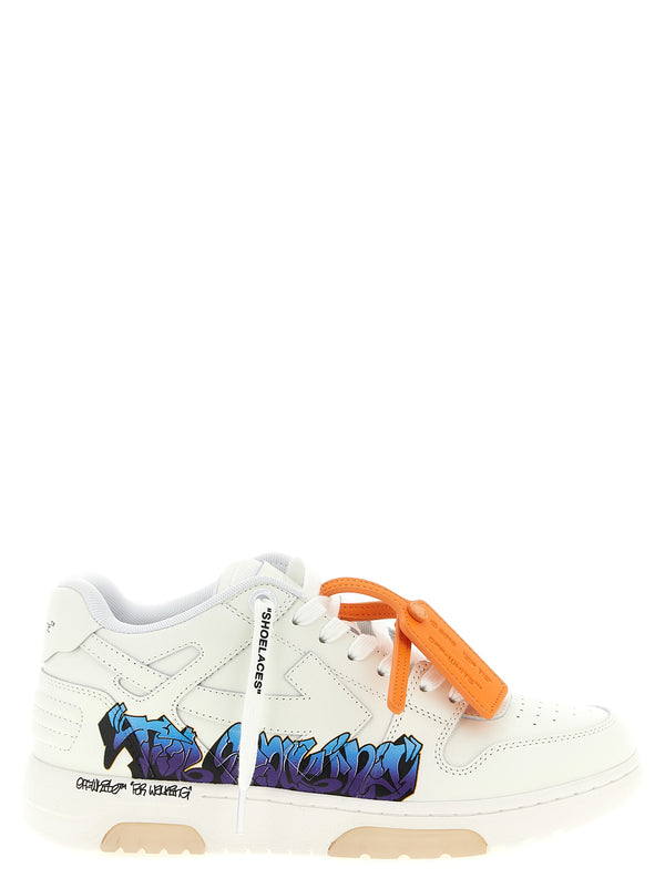 Off-White 89% Calfskin Leather sneaker in white