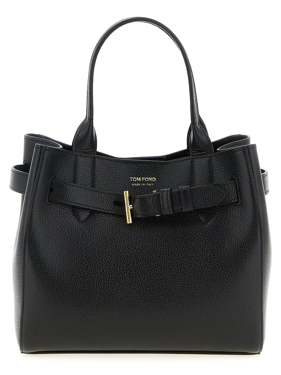 Tom Ford 100% Calfskin Leather shoulder bag in black