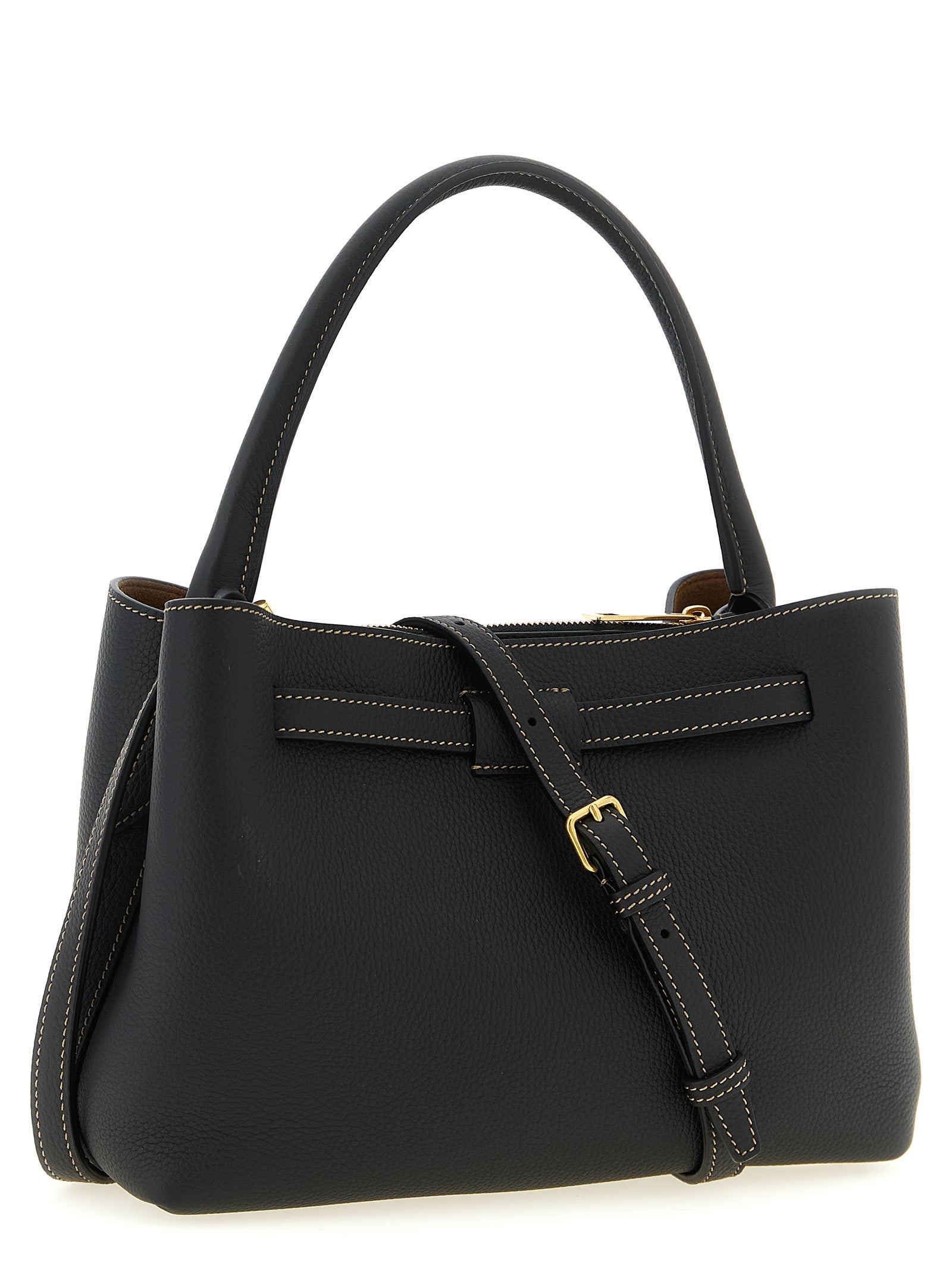 Black Calfskin Handbag Bag